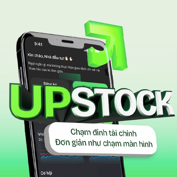 CHÍNH THỨC RA MẮT SIÊU ỨNG DỤNG ĐẦU TƯ - UPSTOCK
